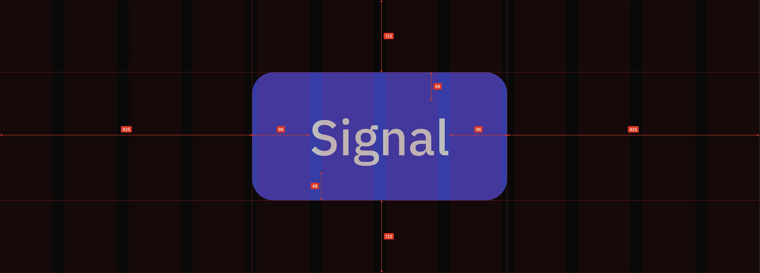 Placeholder for the Signal component collection with variants, sizes, and interaction states